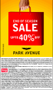 Park Avenue - Sale Upto 40% Off